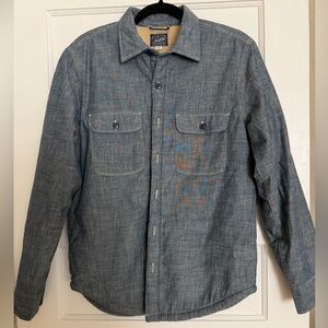 Men’s J. Crew Denim Sherpa-Lined Shacket